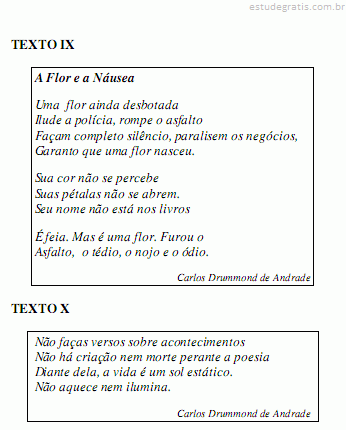 TEXTOS IX e X para a questão 28.